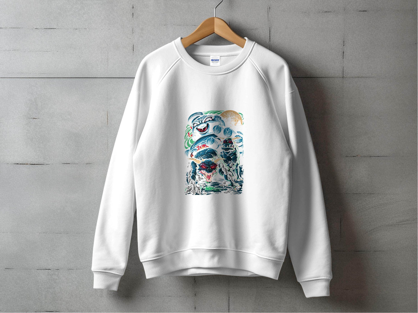 Monstrous Creatures Graphic Design Artwork Sweater - Design & Vybe