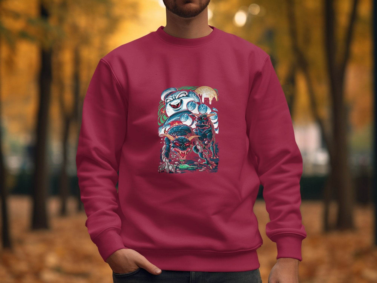 Monstrous Creatures Graphic Design Artwork Sweater - Design & Vybe