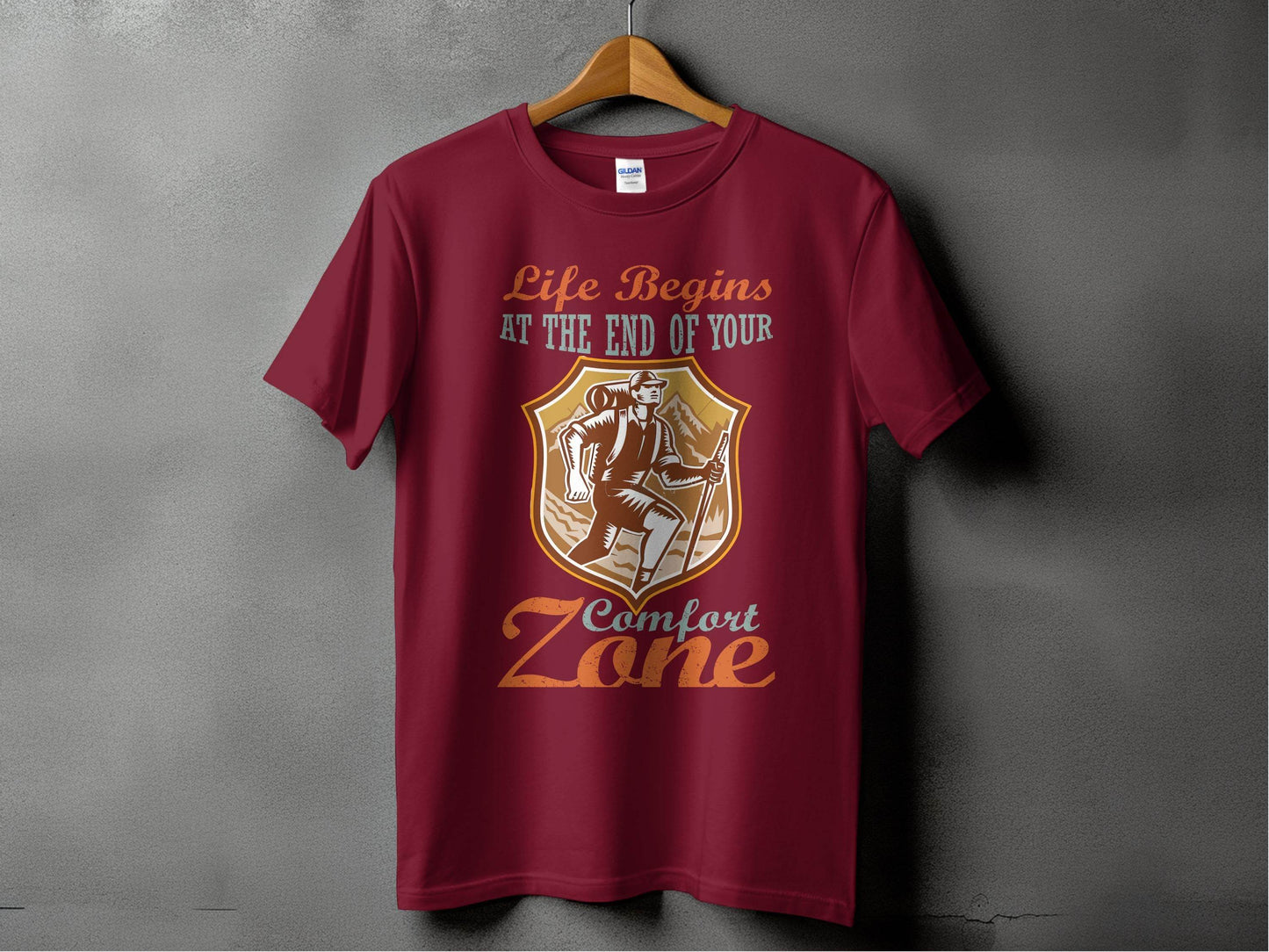 Life Begins At The End Of Your Comfort Zone T-Shirt - Design & Vybe