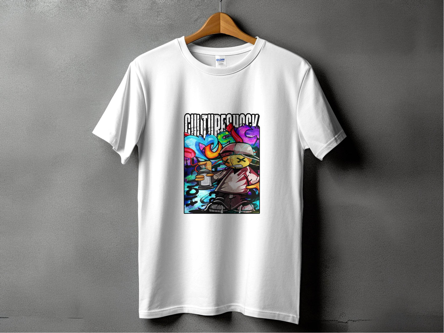 Culture Shock Graphic Illustration Based Art T-Shirt - Design & Vybe