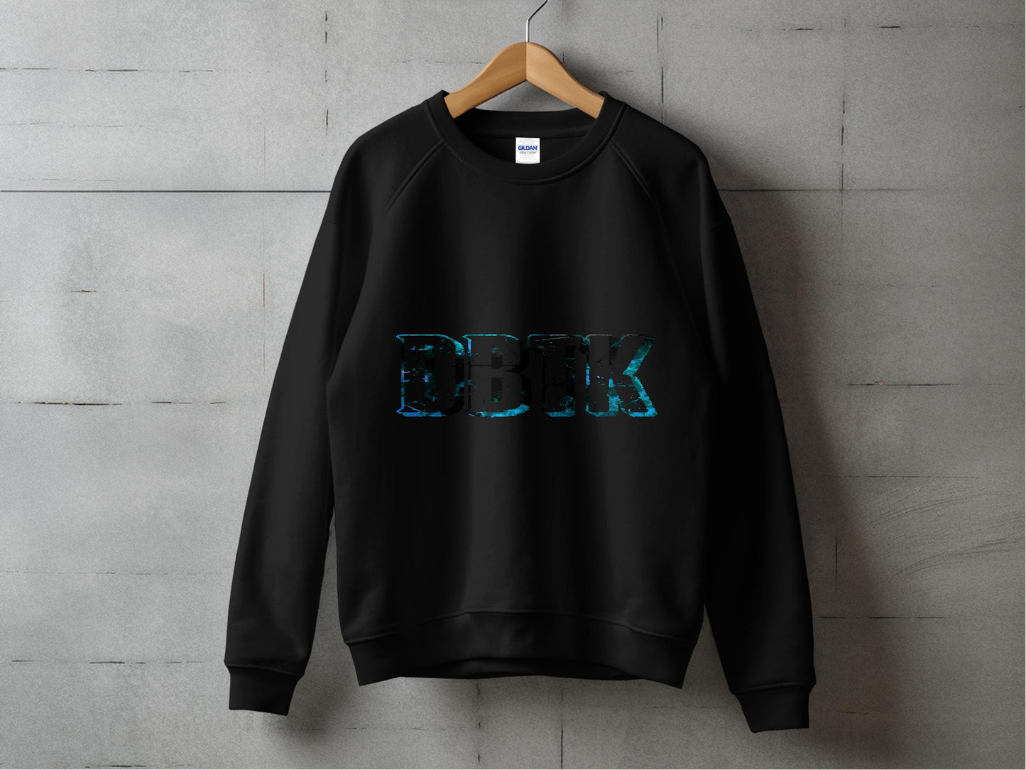 Unique Black Sweatshirt with Bold Print product type
