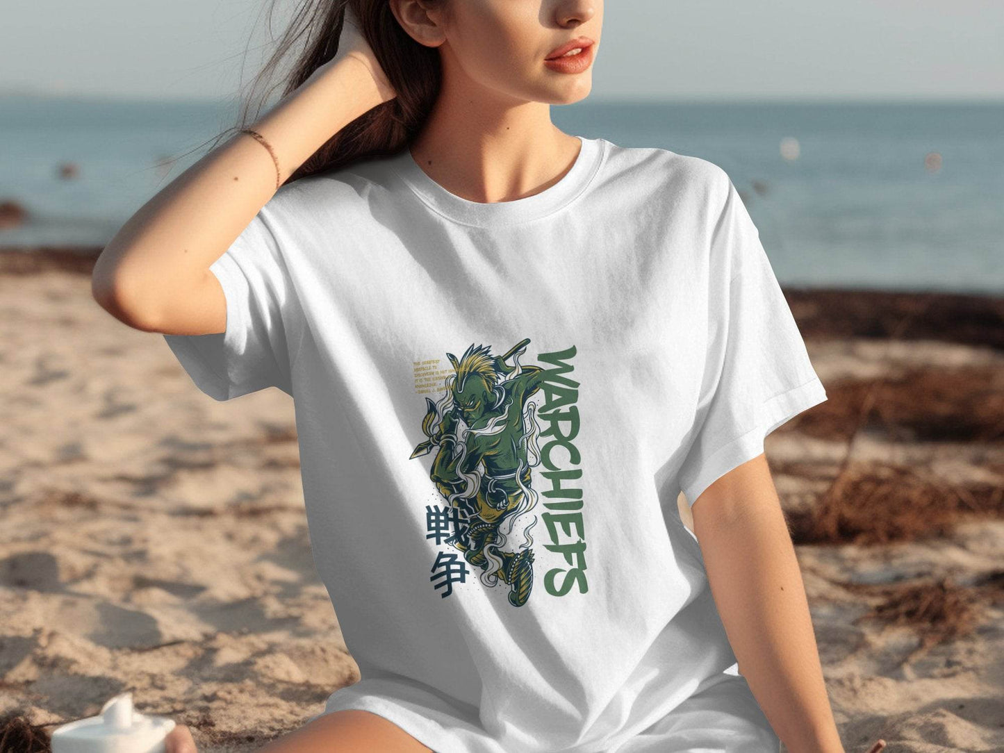 Warrior with Spear Graphic Urban Style Inspired T-Shirt - Design & Vybe