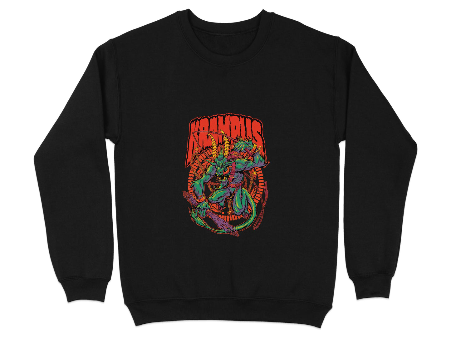 Krampus Halloween Sweater Festive Horror Fashion product