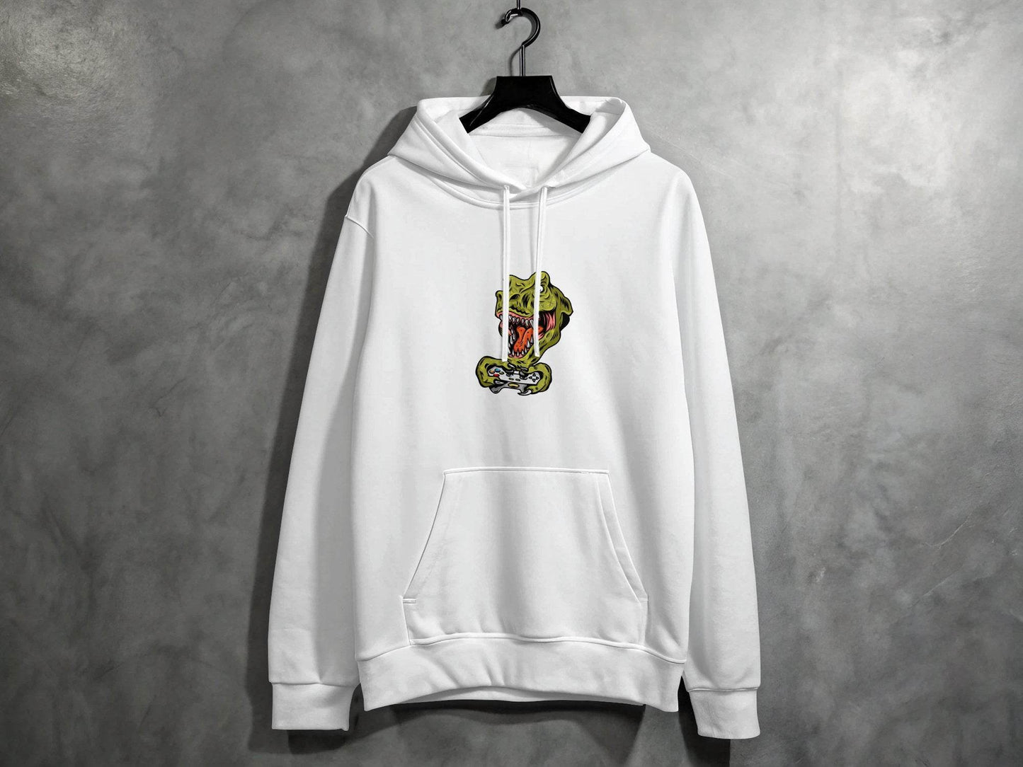 Dinosaur Gaming Graphic Design Hoodie - Design & Vybe