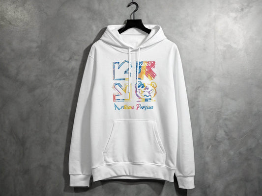 Artisan Perjun Mad Bear Arrow Unique Artistic Pattern Graphic Hoodie - Design & Vybe