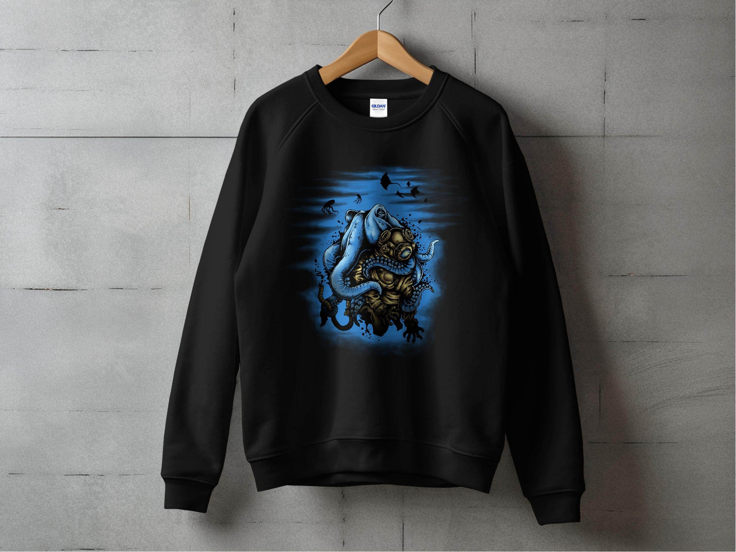 Deep Sea Diver Adventure-Inspired Jelly Fish Graphic Sweater - Design & Vybe