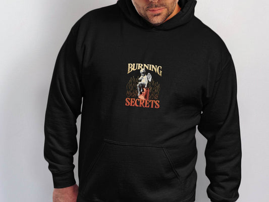 Burning Secrets Angel Graphic Novelty Design Cool Hoodie - Design & Vybe