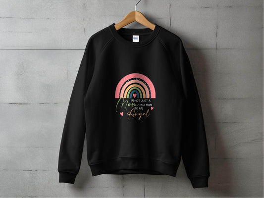 I'm Not Just A Mom To An Angel Mothers Day Sweater - Design & Vybe