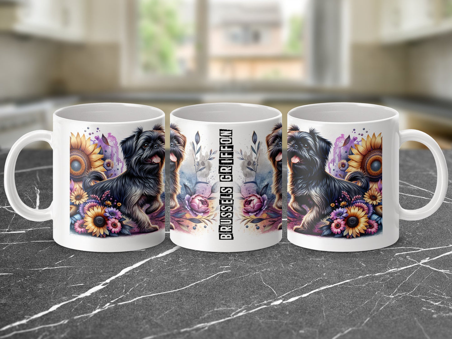 Brussels Griffon Dog Breed Patterned Mug product
