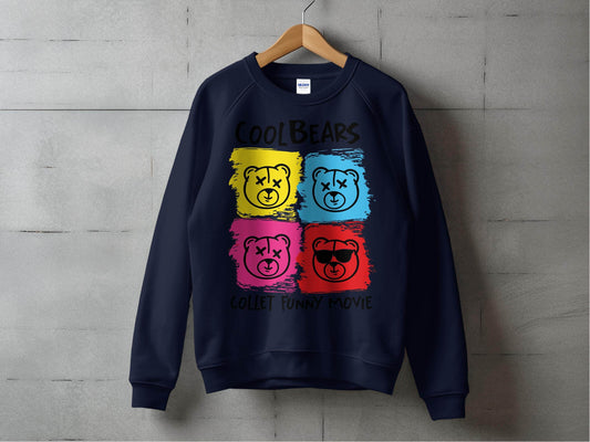CoolBears Collet Funny Movie Graphics Sweater - Design & Vybe