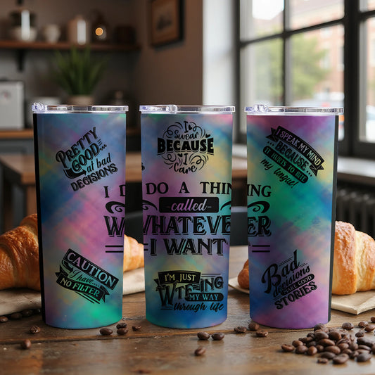 Humorous Inspirational Quotes Tumbler product