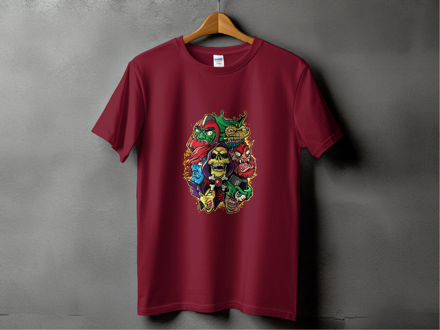 Skull and Monsters Graphic Unisex T-Shirt product type