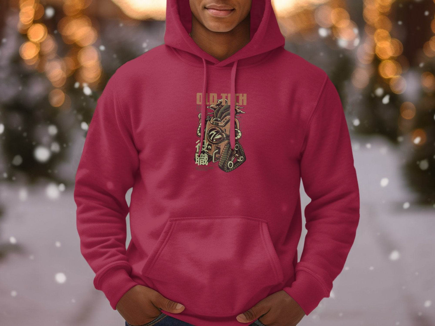 Old Tech Post of the End Robot Inspired Hoodie - Design & Vybe