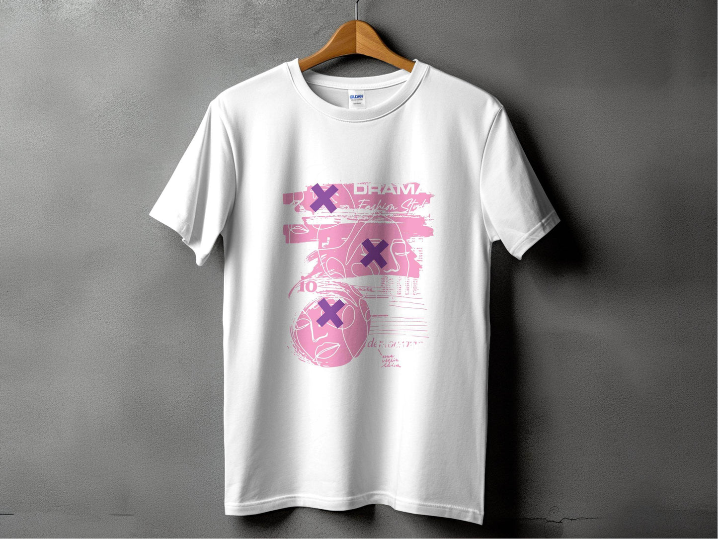 No Drama Fashion Style Reality Quote Abstract T-Shirt - Design & Vybe