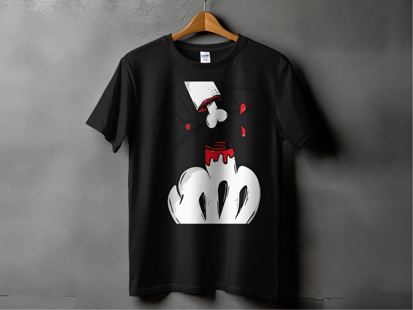 Stylish Graphic Tee with Creative Artwork design product type