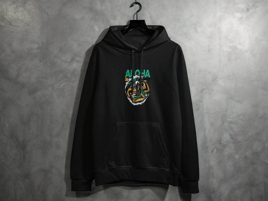 Aloha Zeus God Surf Design Graphic Artistic Hoodie - Design & Vybe