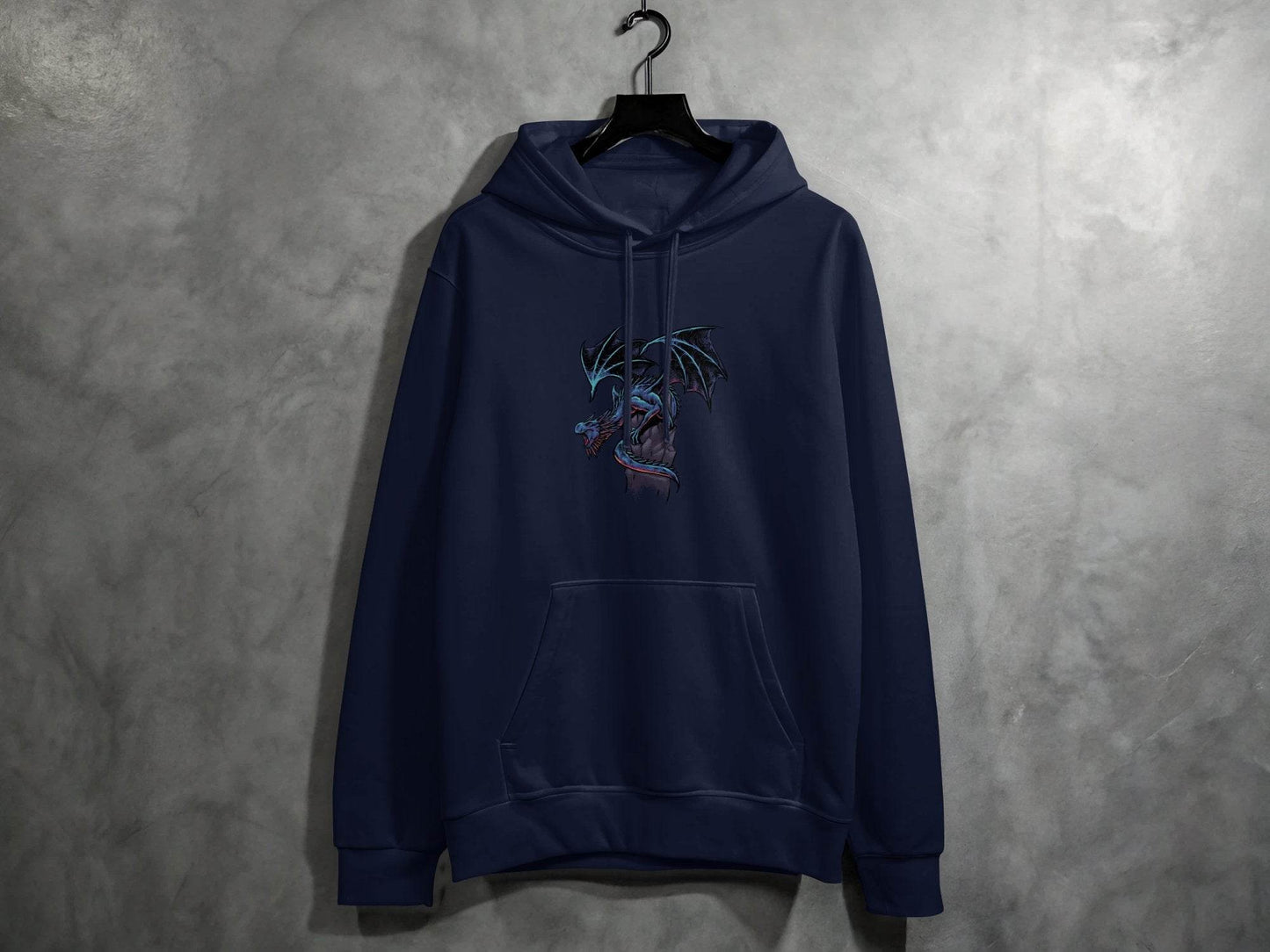 Fierce Dragon Graphic Print Design on Trendy Hoodie - Design & Vybe