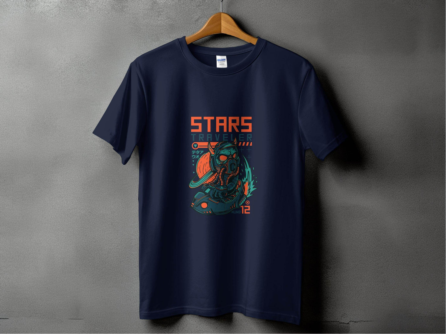 Stars Traveler Numb Twelve Graphic Cool Space T-Shirt - Design & Vybe
