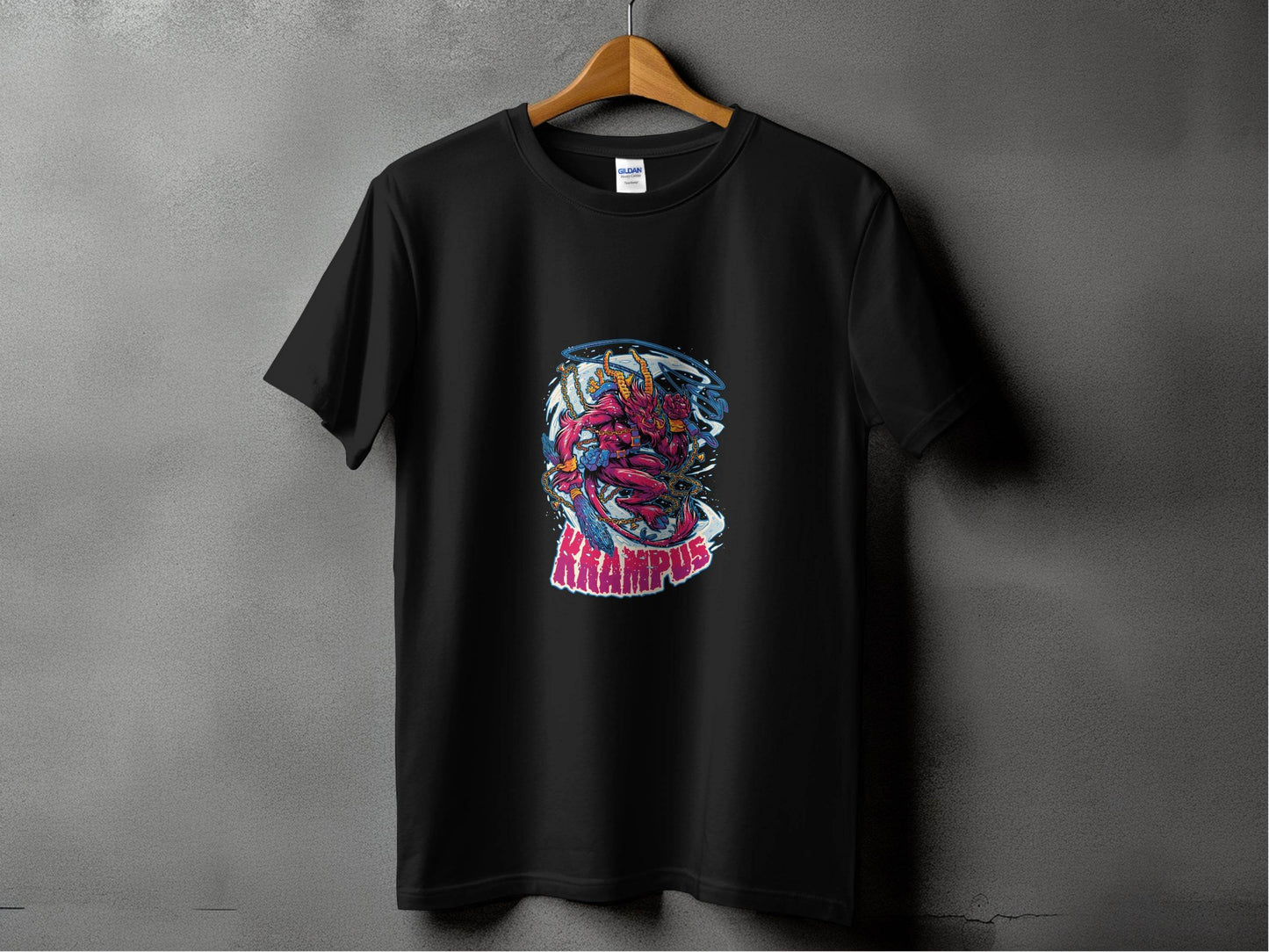 Krampus Devil Folklore Christmas Monster Themed T-Shirt - Design & Vybe