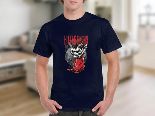 Little Demon Graphic Japanese Art Style T-Shirt - Design & Vybe