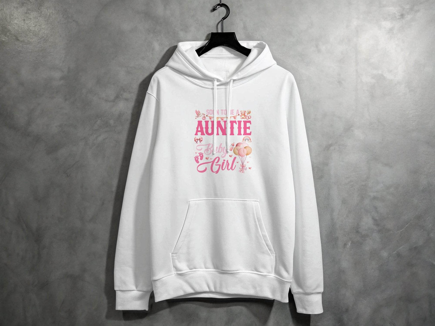 Soon To Be Auntie of a Beautiful Baby Girl Hoodie - Design & Vybe