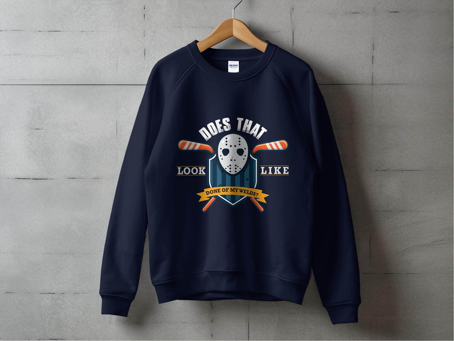 Iconic Mask Hockey Theme Look Alike Graphic Sweater - Design & Vybe