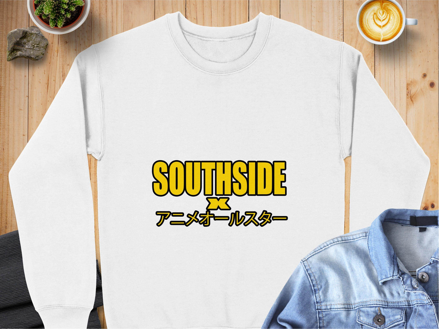 Southside with Anime All Stars Graphic Novelty Sweater - Design & Vybe