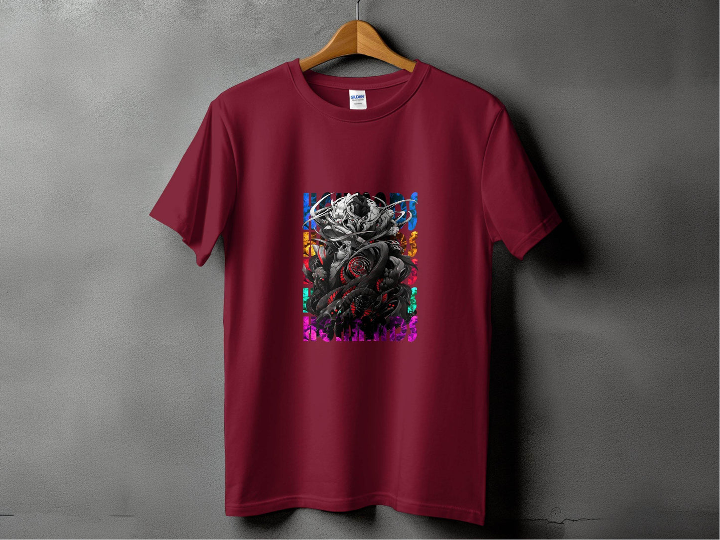 Complex Creature Design with Colorful Accents Premium T-Shirt - Design & Vybe