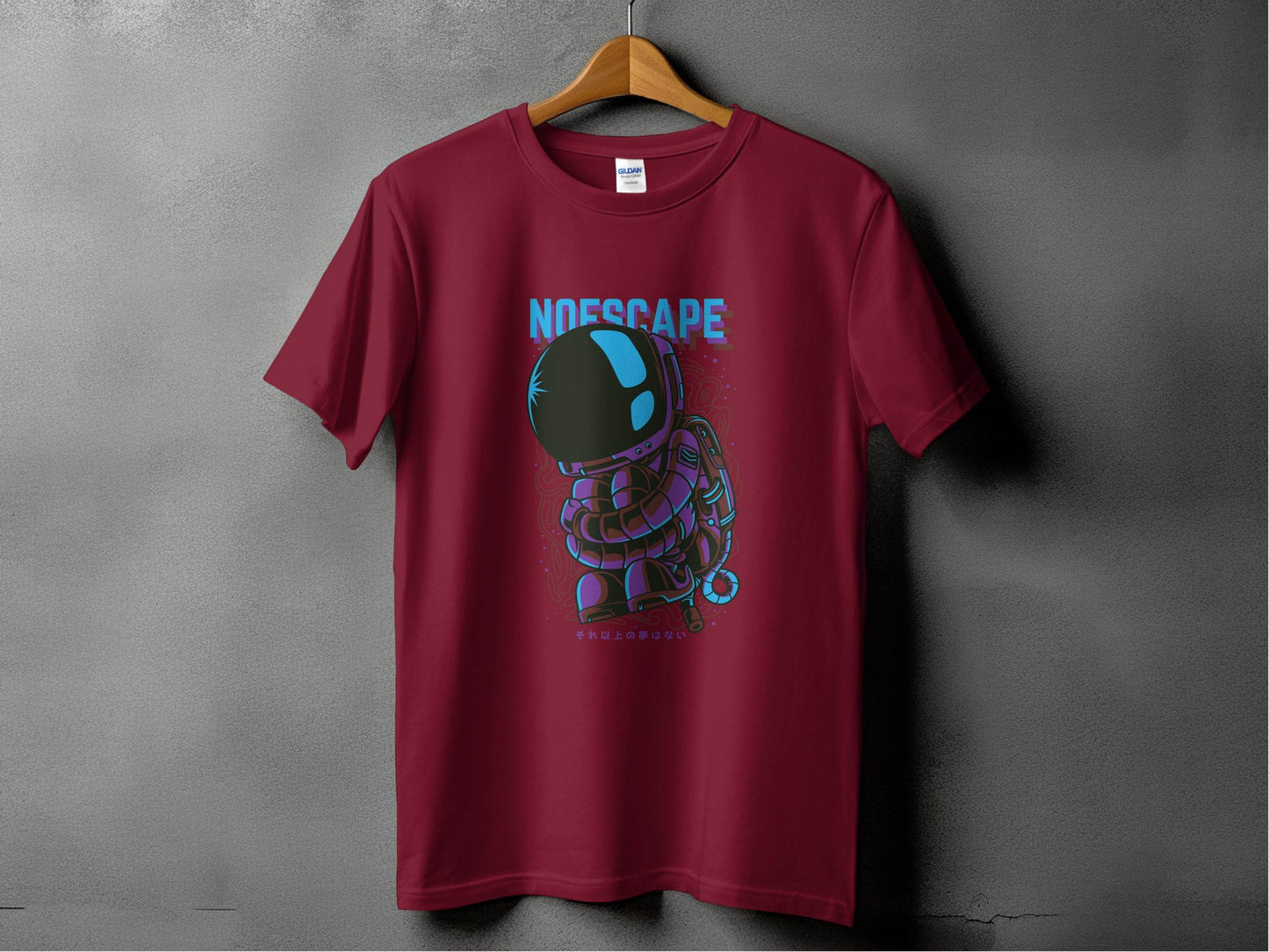No Escape Spaceman Illustration Graphic T-Shirt - Design & Vybe
