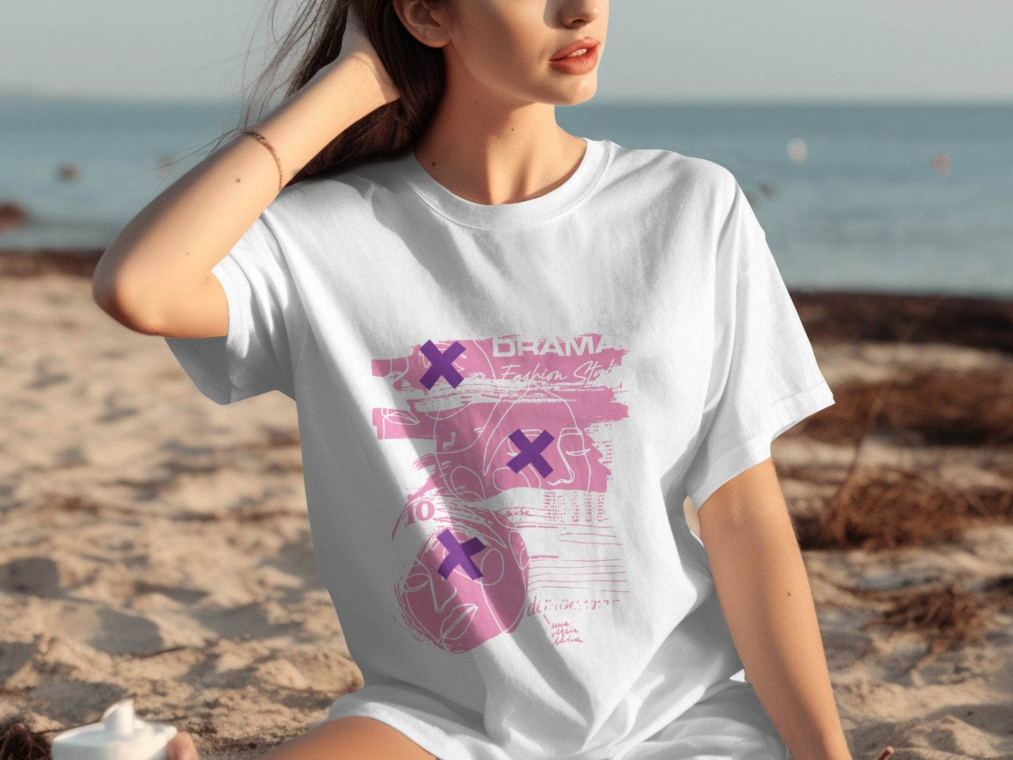 No Drama Fashion Style Reality Quote Abstract T-Shirt - Design & Vybe
