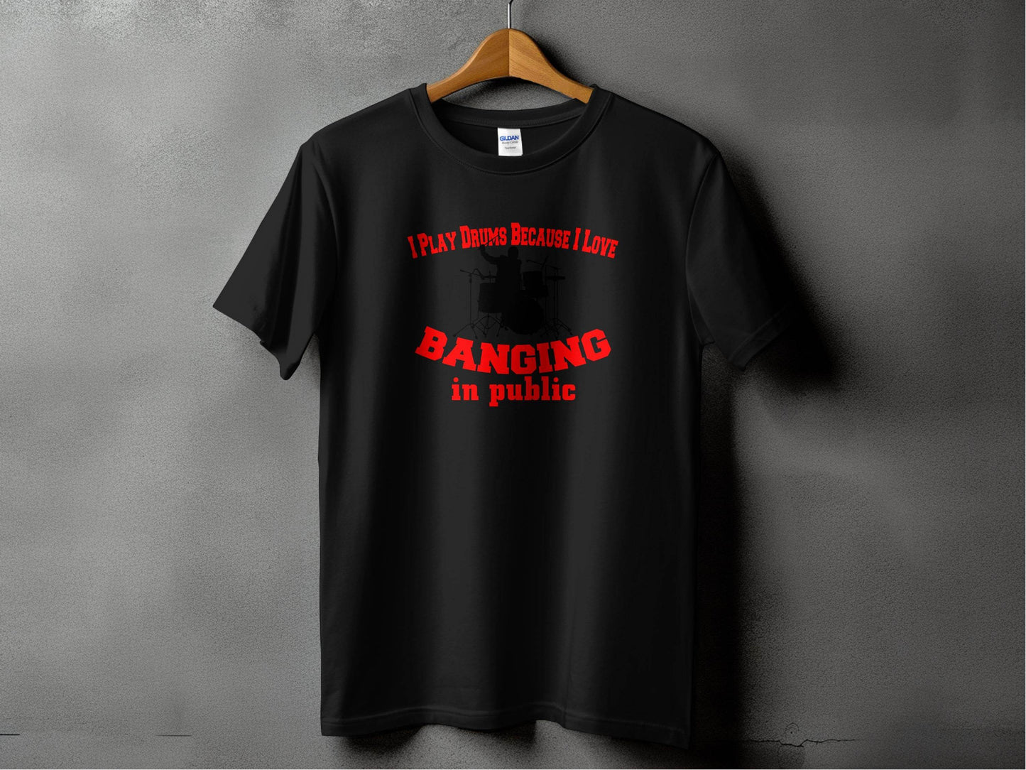 Funny Drummer T-Shirt for Music Lovers and Band Members - Design & Vybe