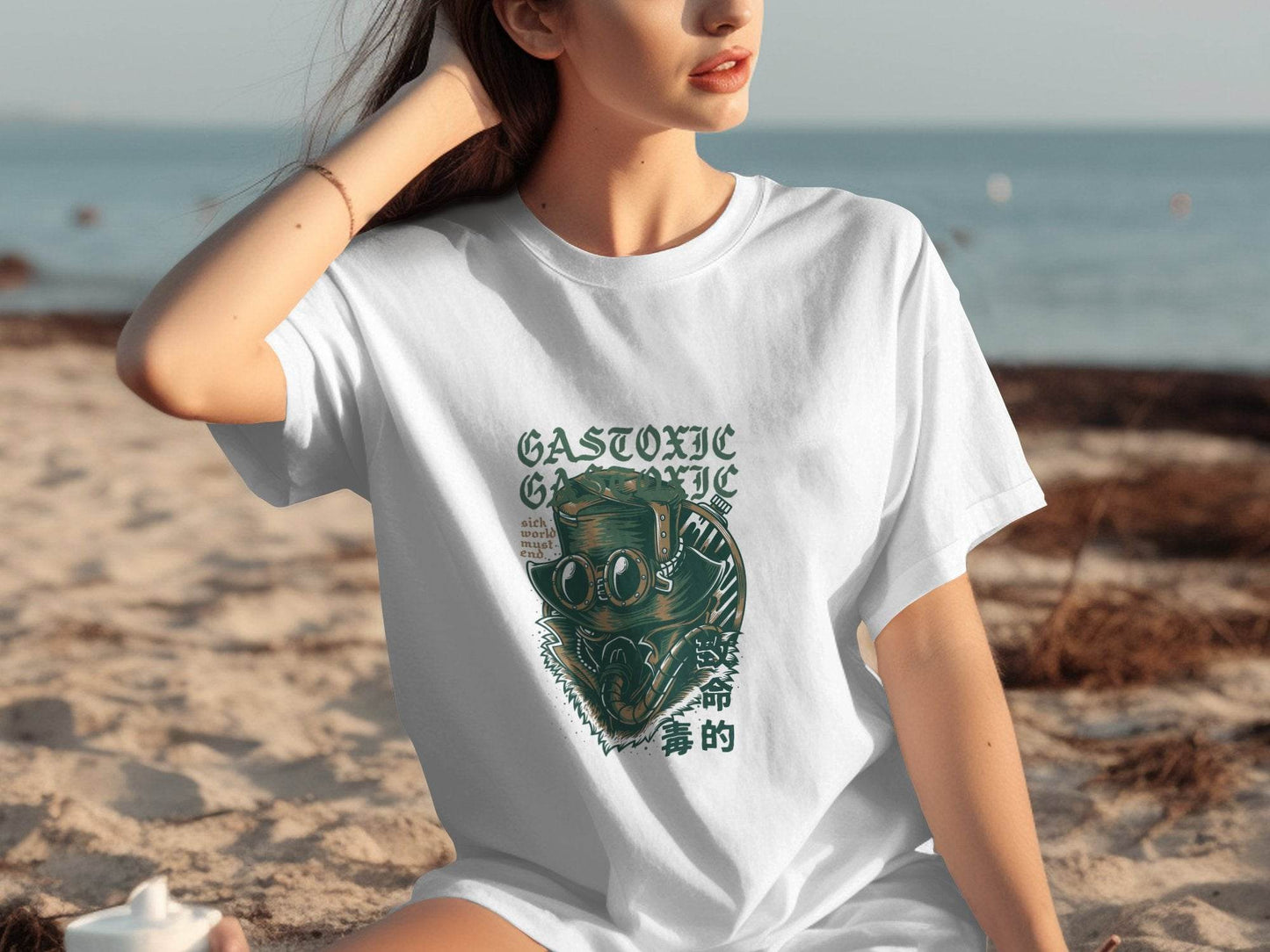 Gastoxic Sick World Must End Illustrated Artwork T-Shirt - Design & Vybe