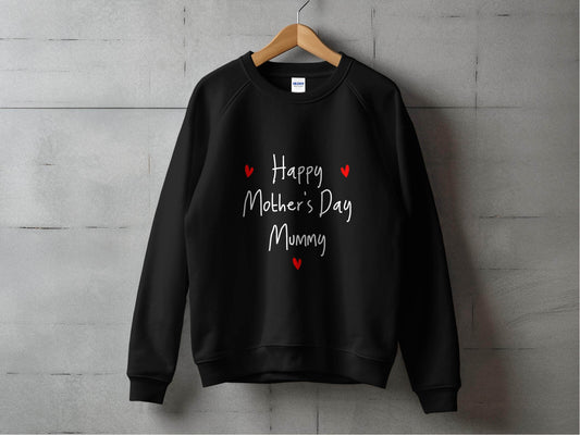 Happy Mother's Day Mummy Heart Design Graphic Sweater - Design & Vybe
