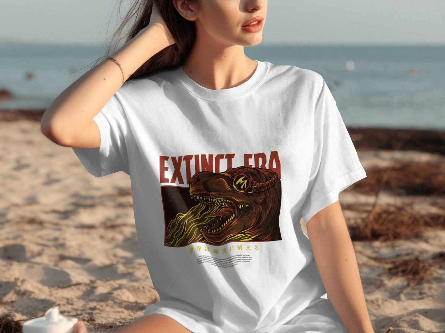 Extinct Era Tyrannosaurus Digital Artwork Design T-Shirt - Design & Vybe