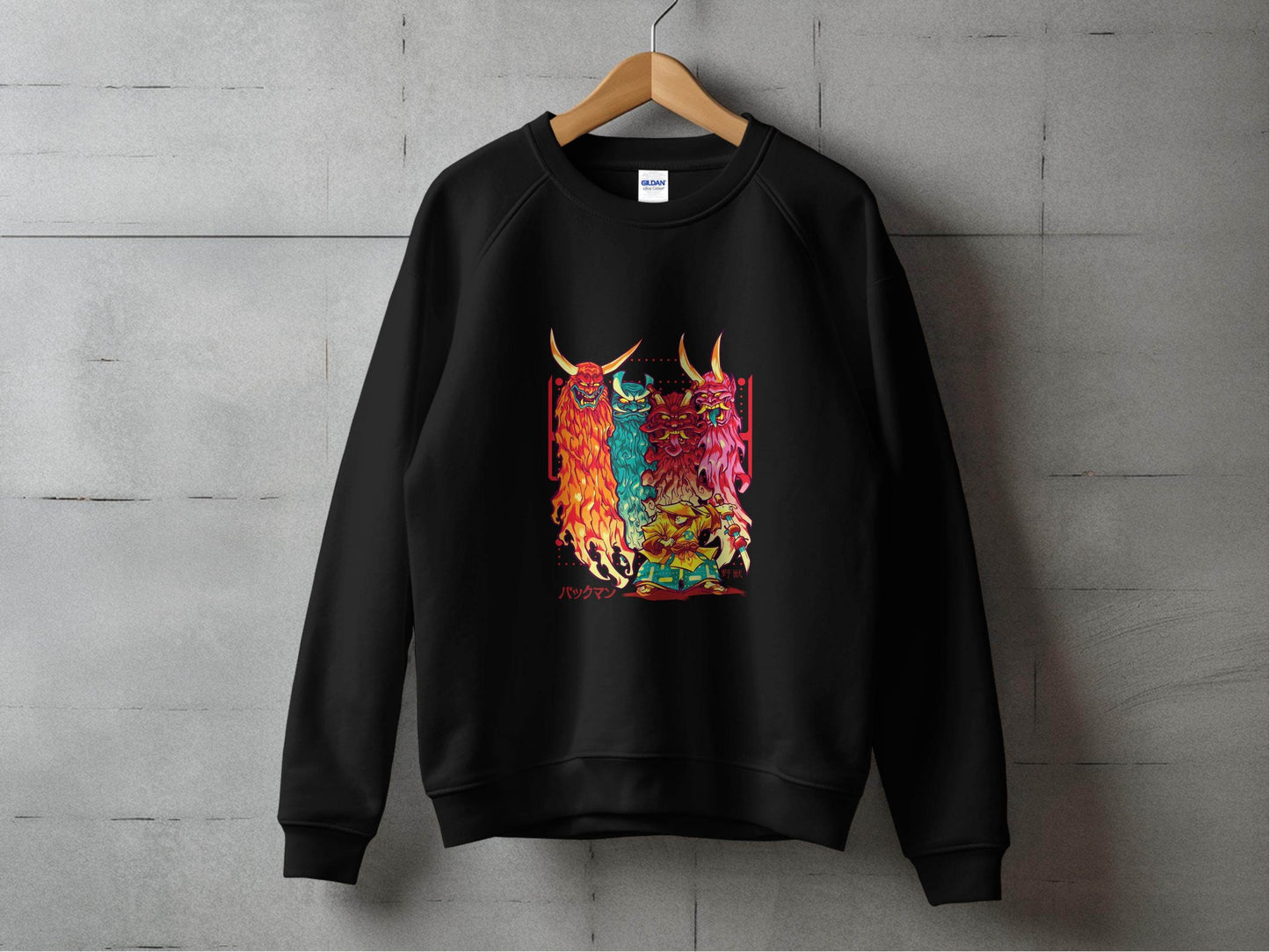 Samurai Versus Demons Graphic Novelty Unisex Sweater - Design & Vybe