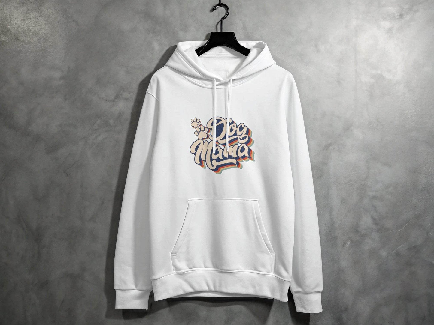 Retro Style Dog Mama Vintage Design Graphic Hoodie - Design & Vybe