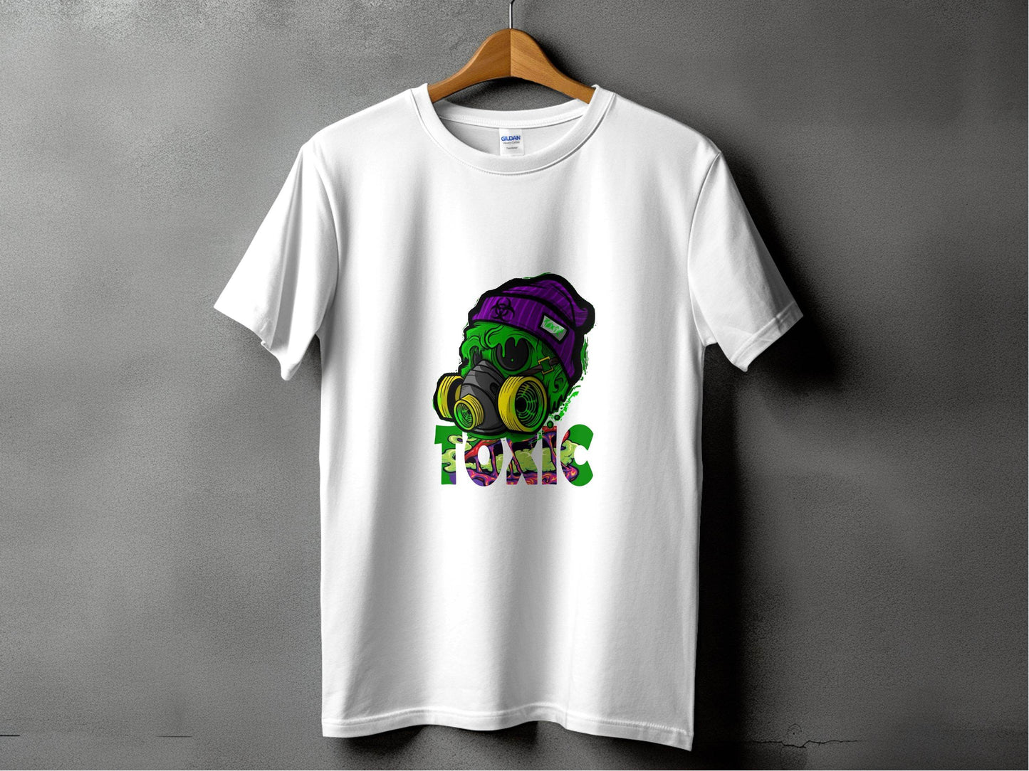 Toxic Waste Character Image Design Printed Graphic T-Shirt - Design & Vybe