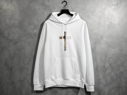God so Loved the World Christian Wooden Cross Bible Hoodie - Design & Vybe