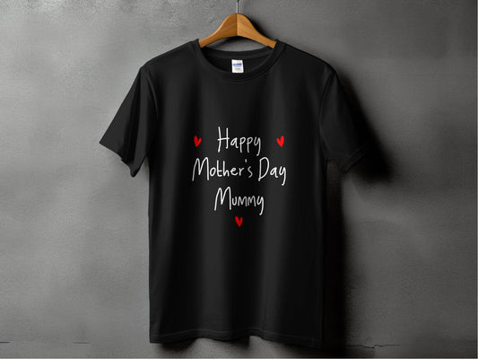Happy Mother's Day Mummy Heart Design Graphic T-Shirt - Design & Vybe