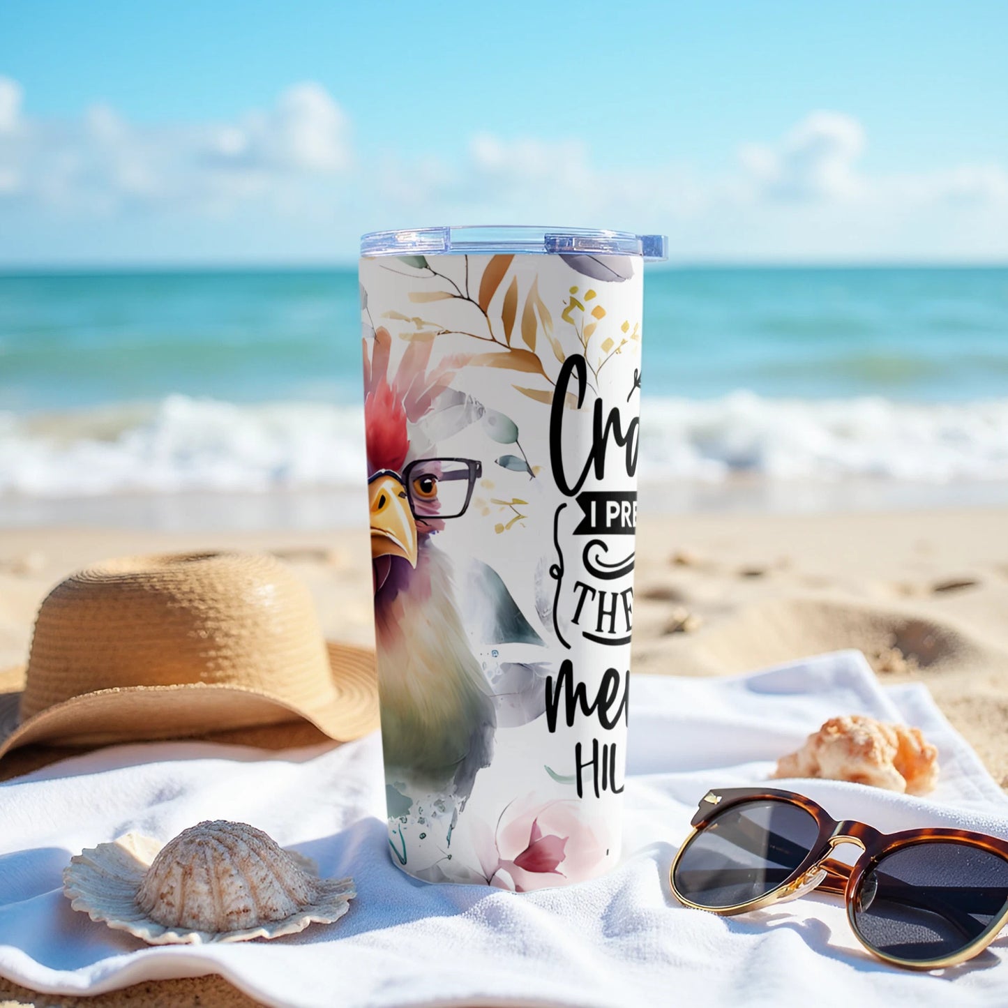 Colorful Rooster Design Insulated Tumbler product