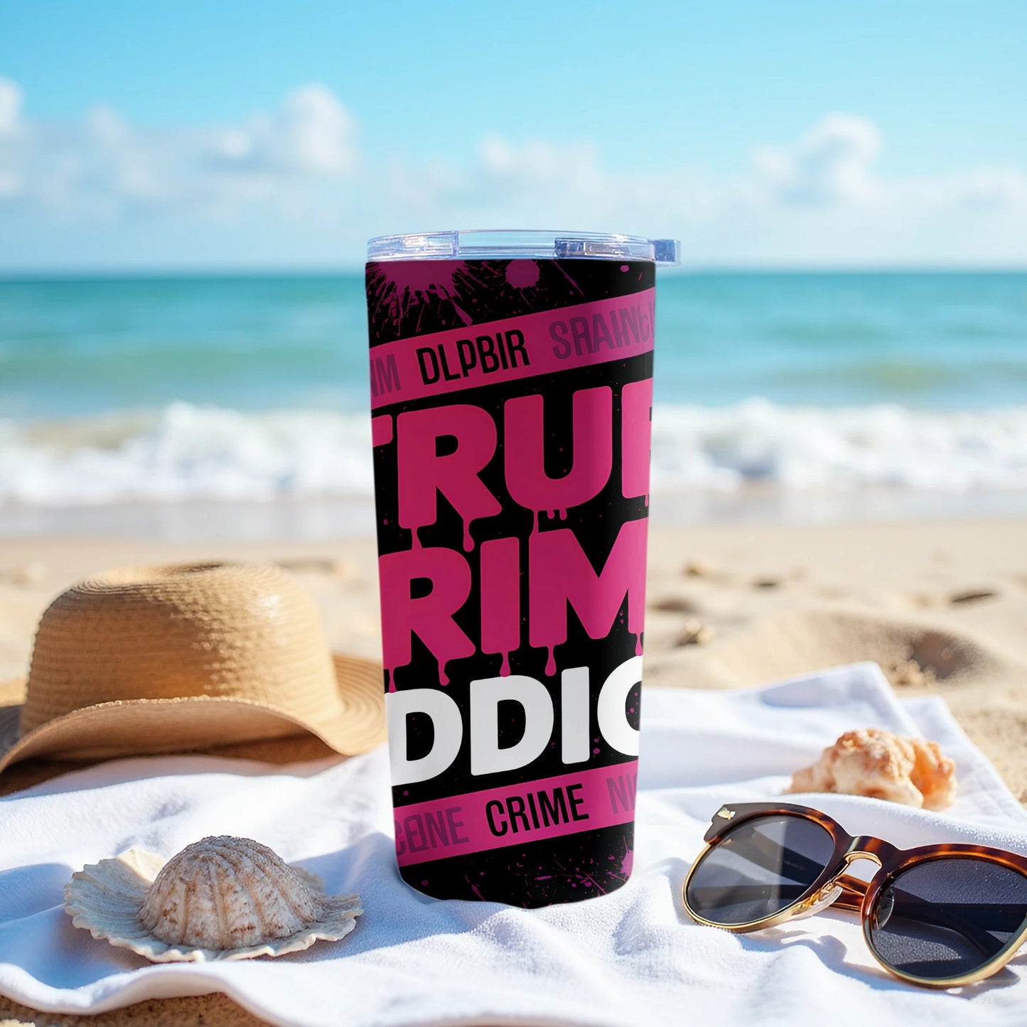 True Crime Addict Insulated Tumbler Travel Product