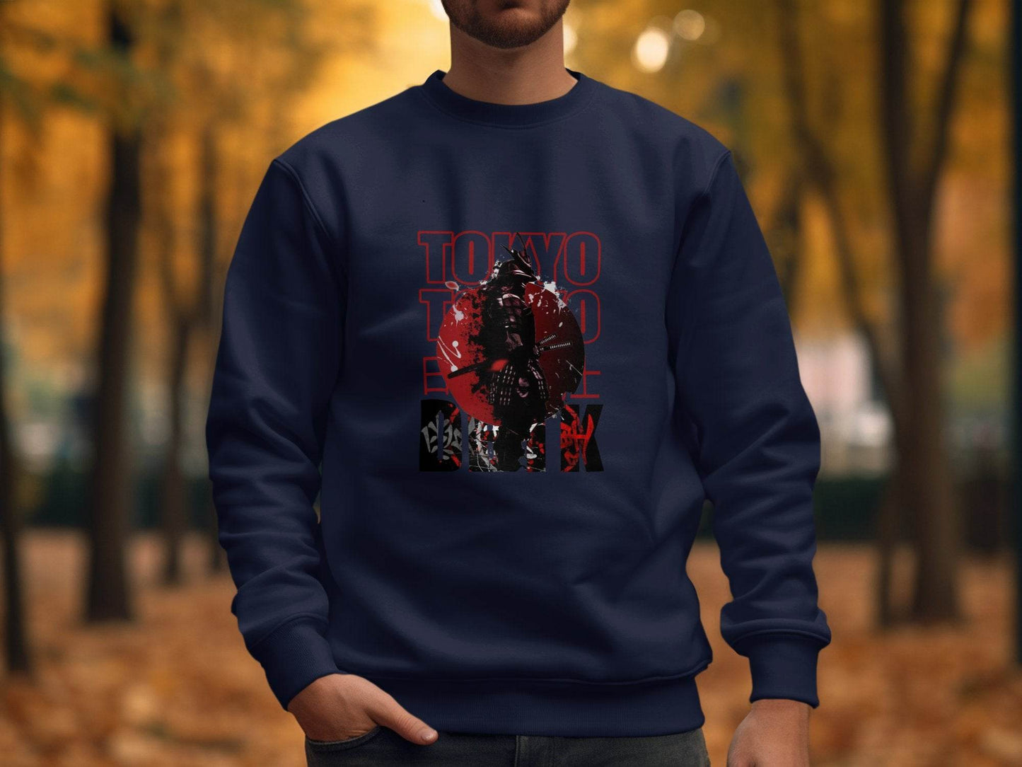 TOKYO Samurai Warrior Japan Style Art Sweater - Design & Vybe