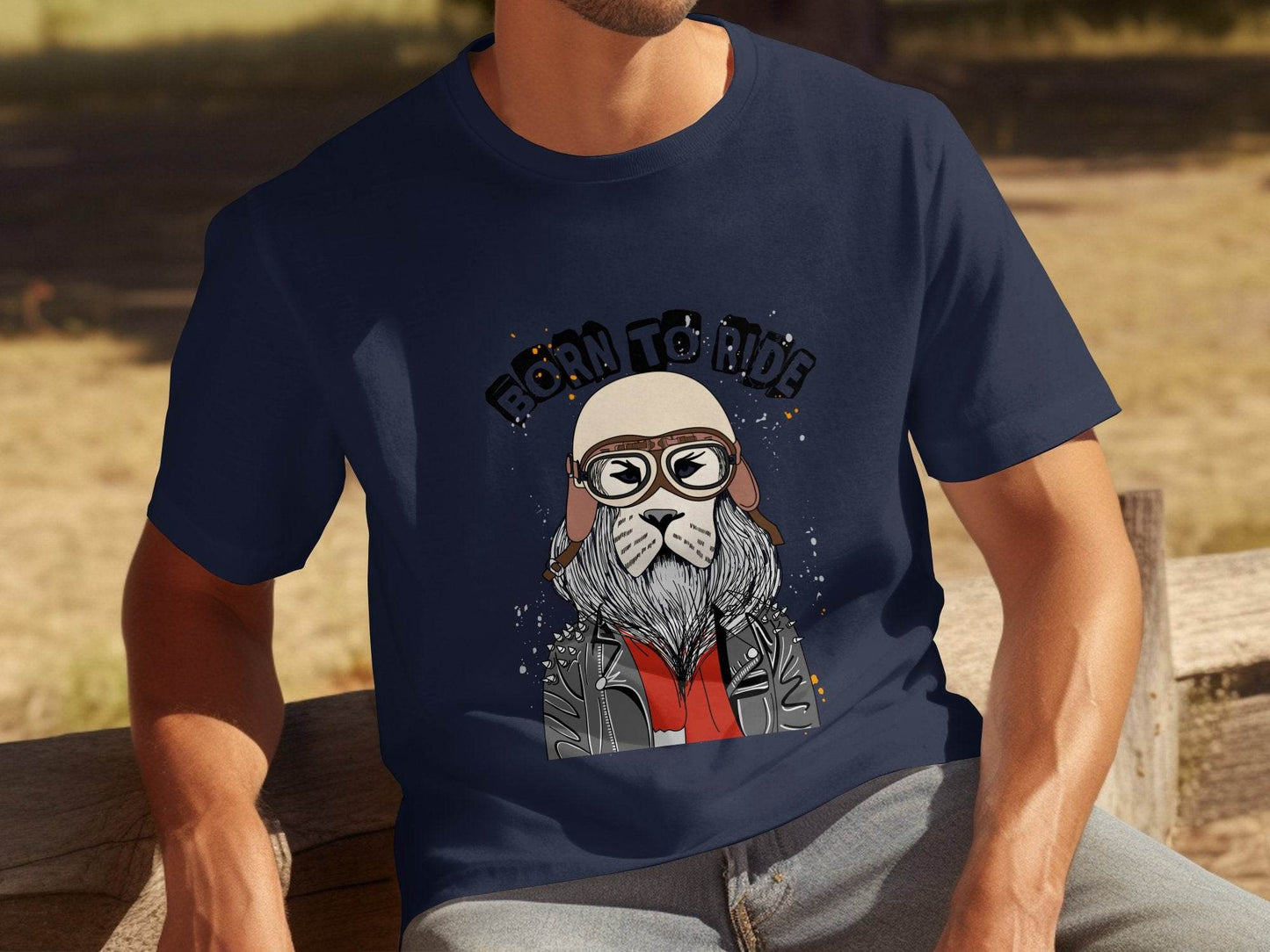 Born to Ride Cool Biker Themed Graphic T-Shirt - Design & Vybe