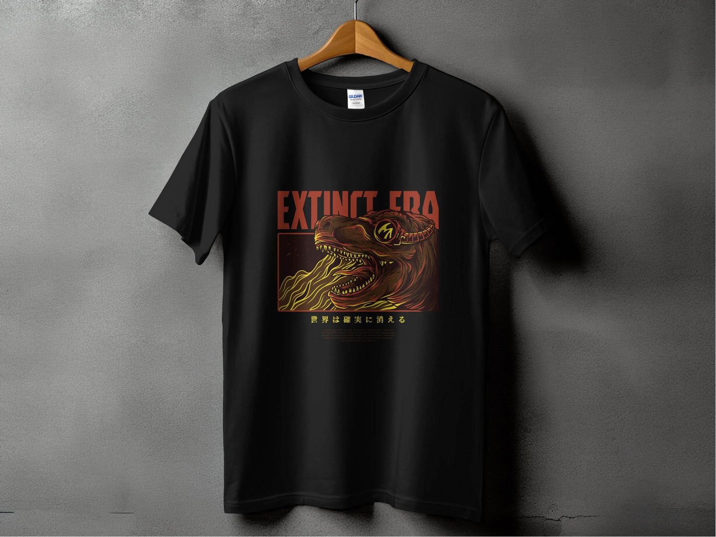 Extinct Era Tyrannosaurus Digital Artwork Design T-Shirt - Design & Vybe