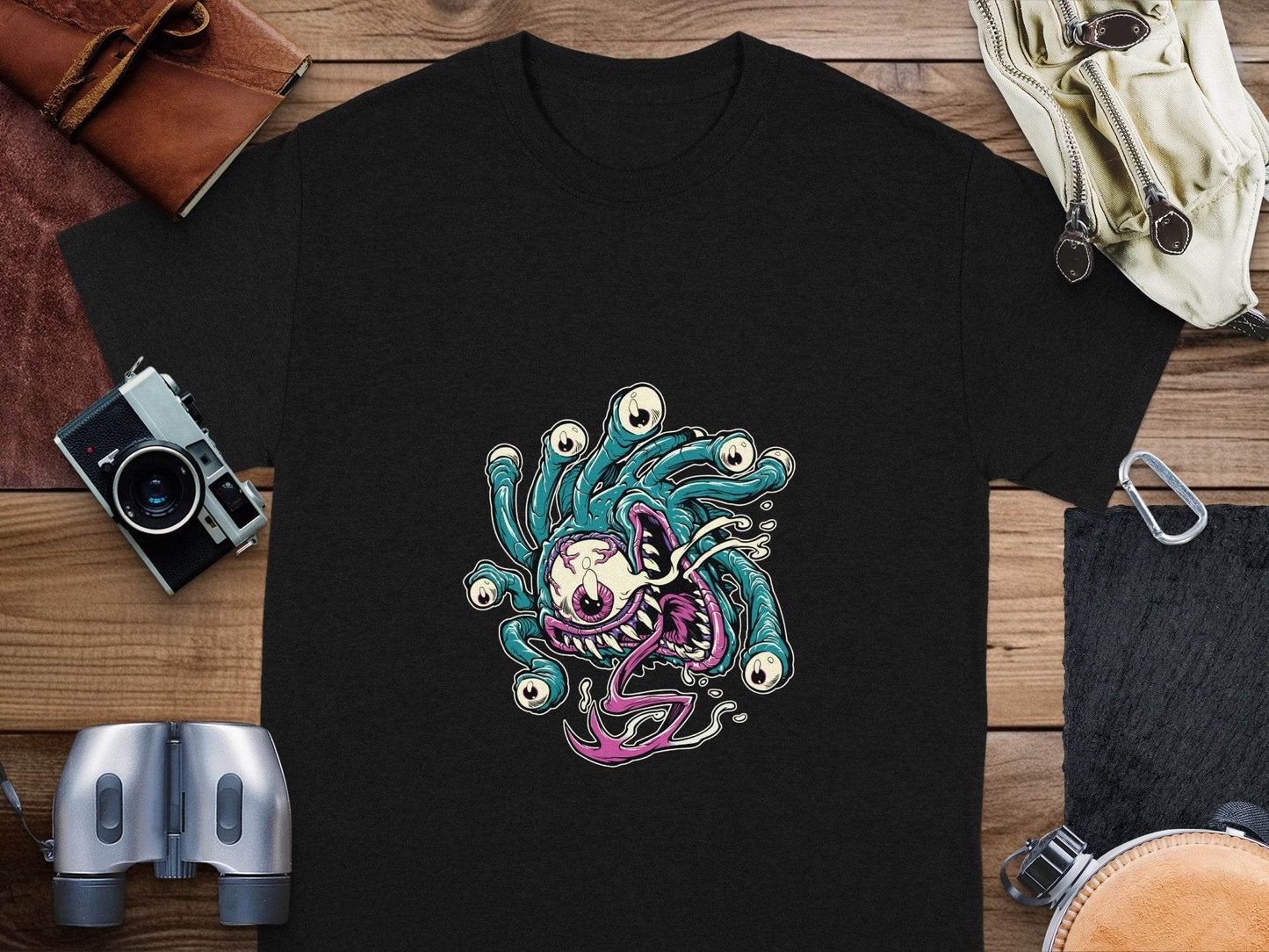Eye Monster Colorful Fantasy Illustration Graphic T-Shirt - Design & Vybe