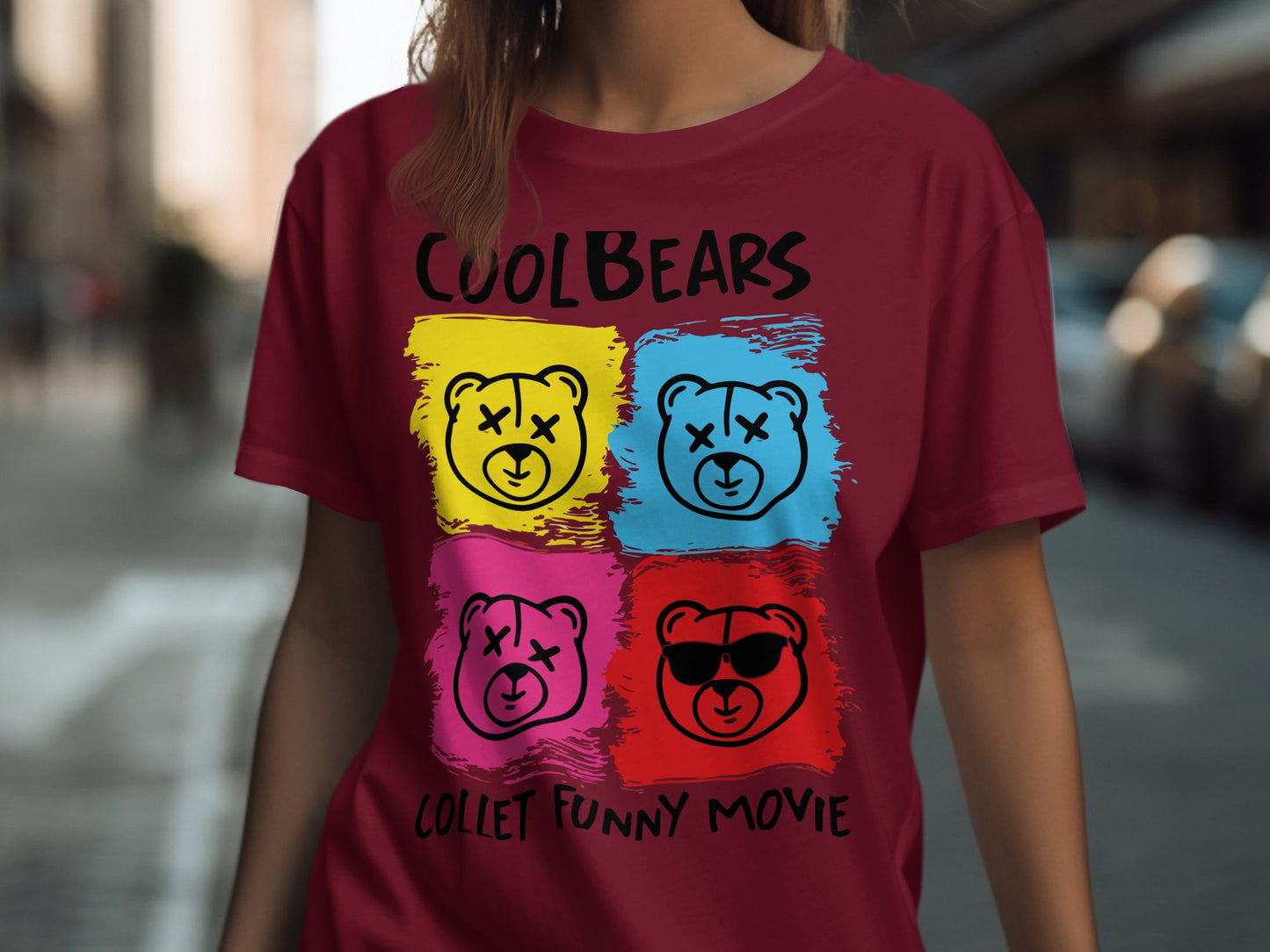 Cool Bears Collect Funny Movie Graphic T-Shirt product