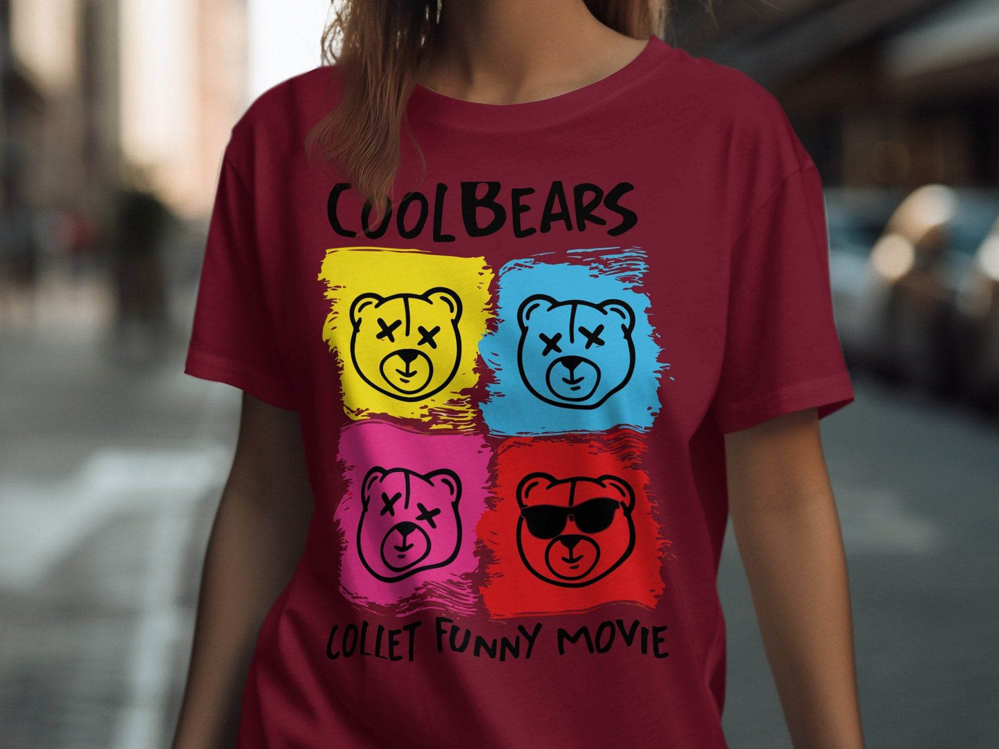 CoolBears Collet Funny Movie Graphics T-Shirt - Design & Vybe