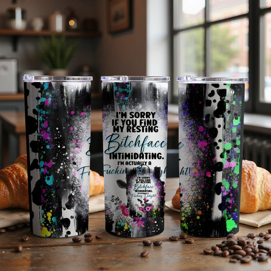 I'm Sorry If You Find My Resting Face Intimidating Tumbler product type