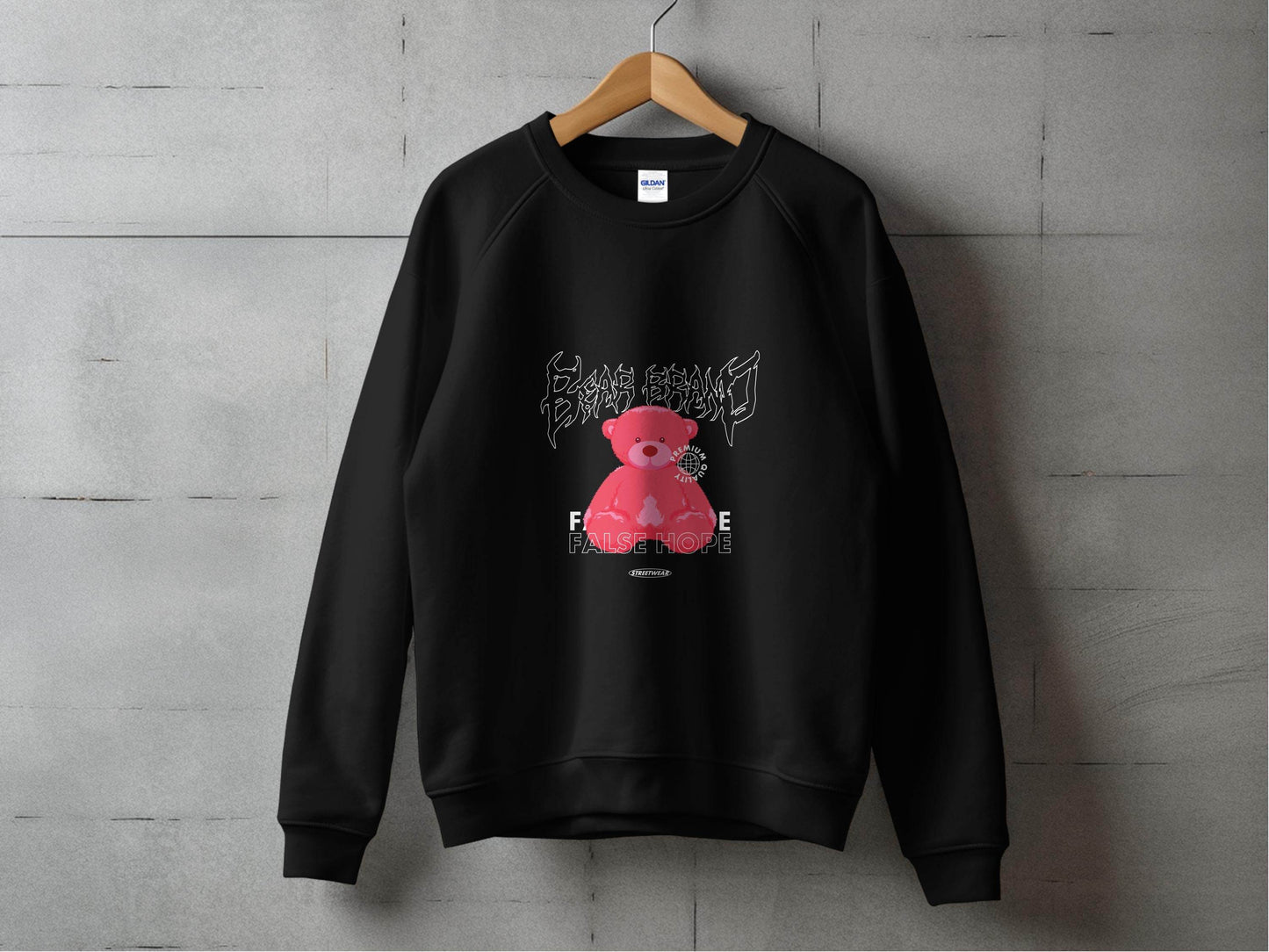 False Hope Teddy Premium Quality Graphic Design Sweater - Design & Vybe
