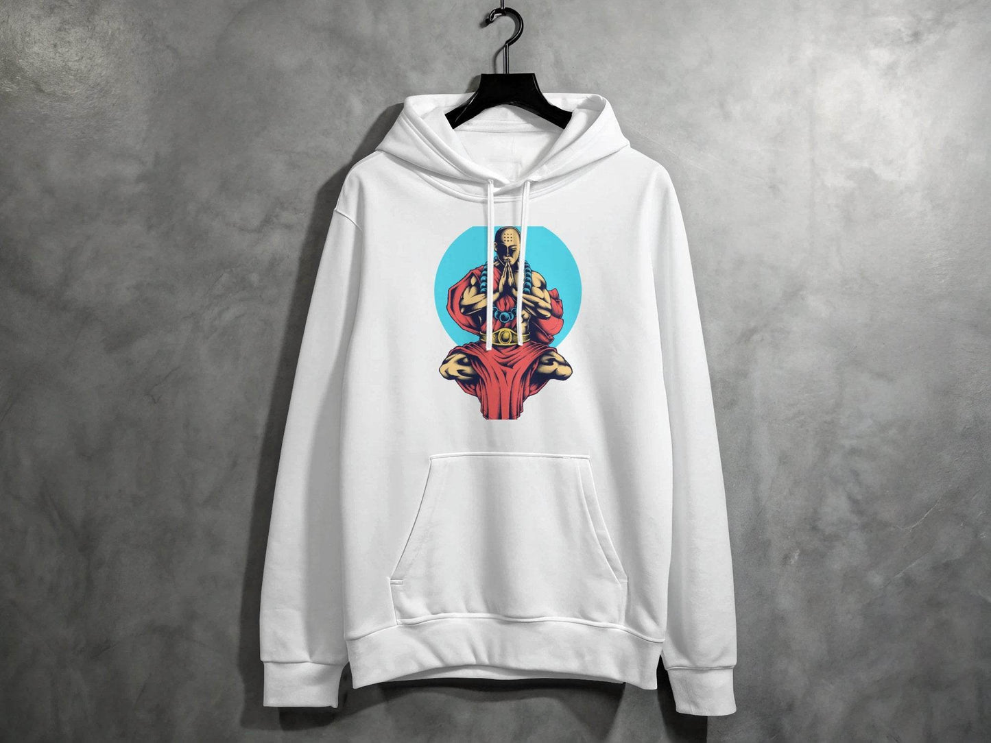 Inner Peace Meditating Monk Art Comfort Hoodie - Design & Vybe